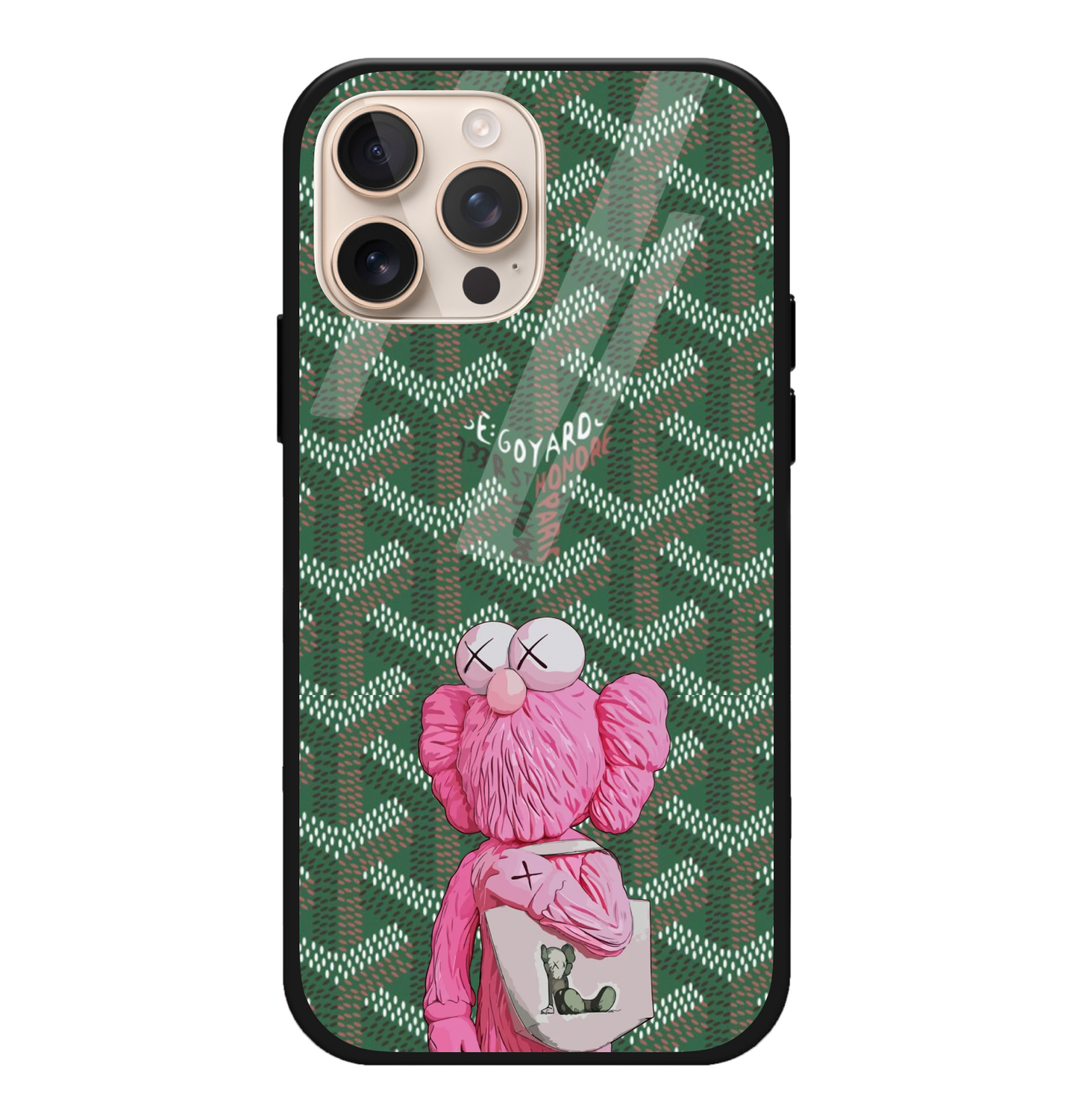 Green Goyard Cartoon Case