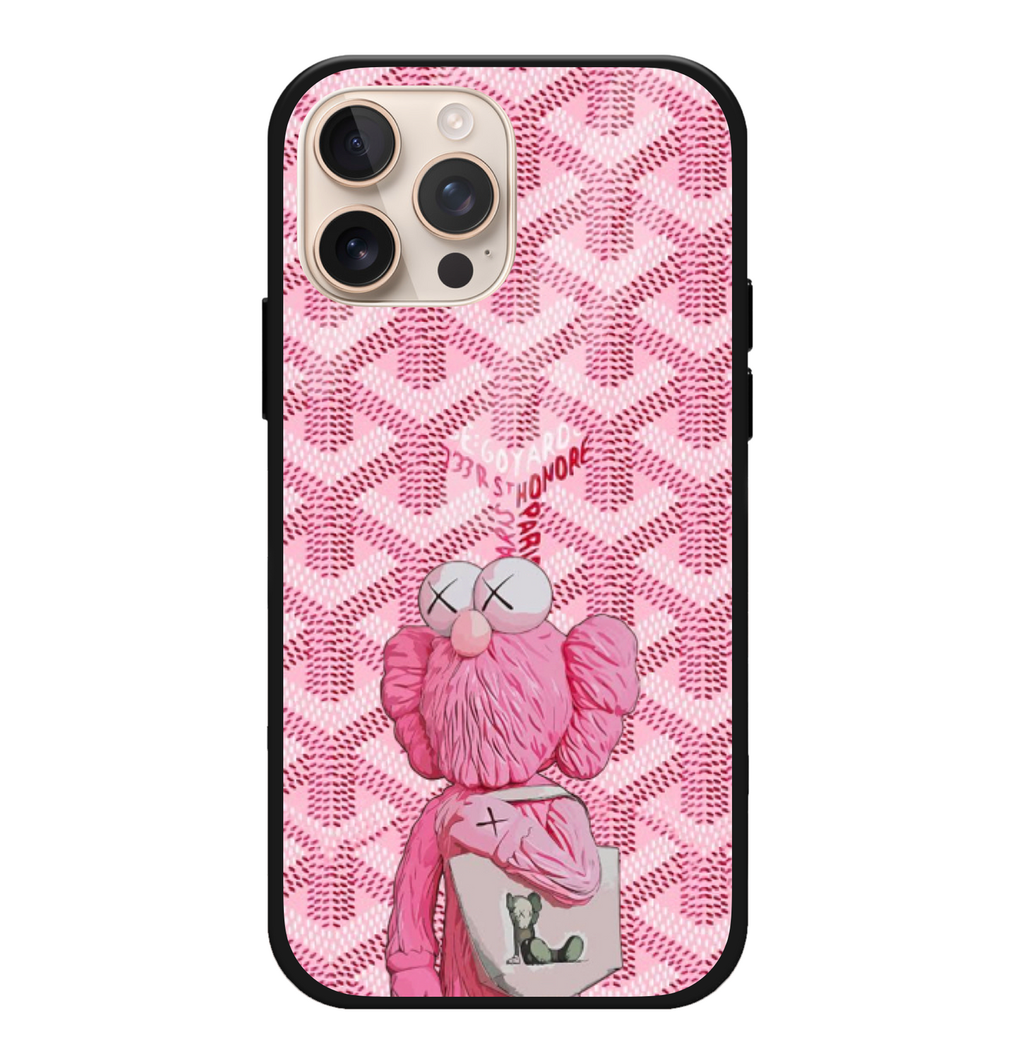 Pink Goyard Cartoon Case
