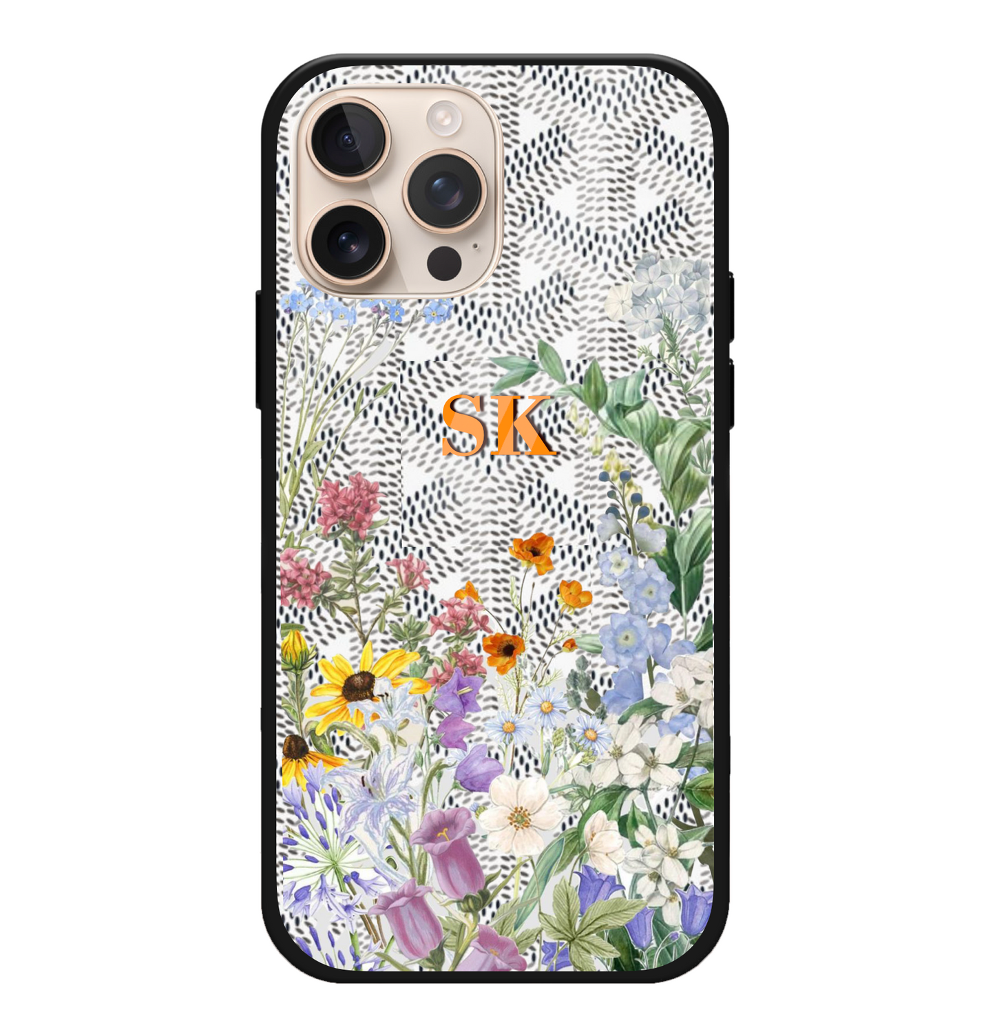 Floral White Goyard Case