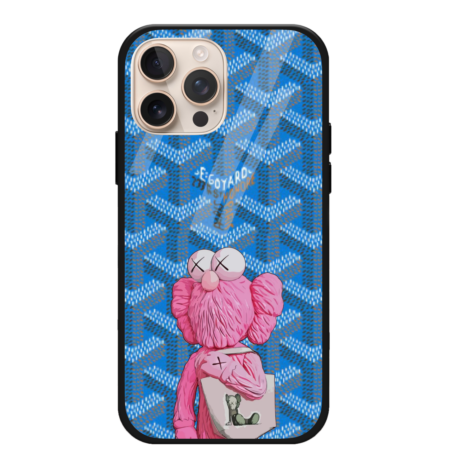 Blue Goyard Cartoon Case