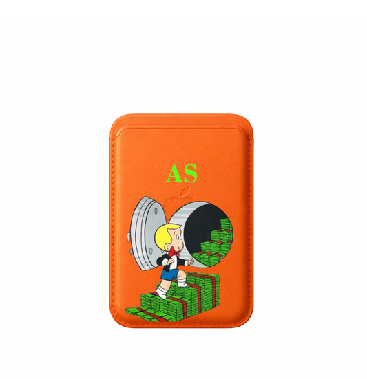 Leather MagSafe RichieRich Safe Wallet