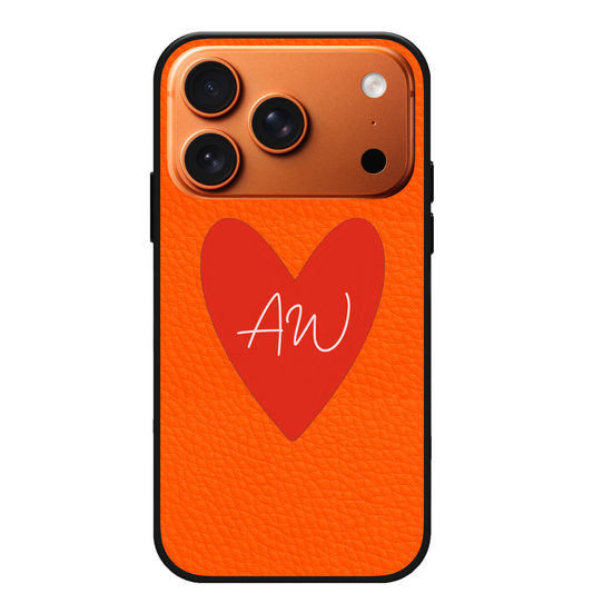 Big Heart Vegan Leather Case