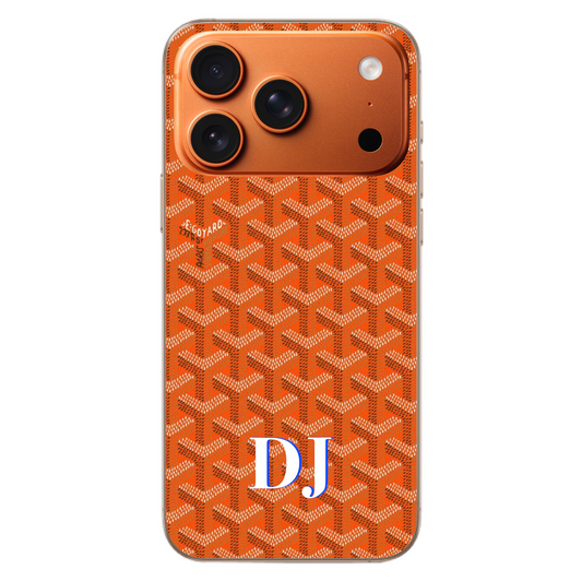 Orange Goyard Monogram Case